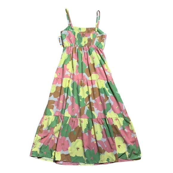 Social Standard by Sanctuary Floral Tiered Midi Dress Womens Medium - Picture 8 of 8